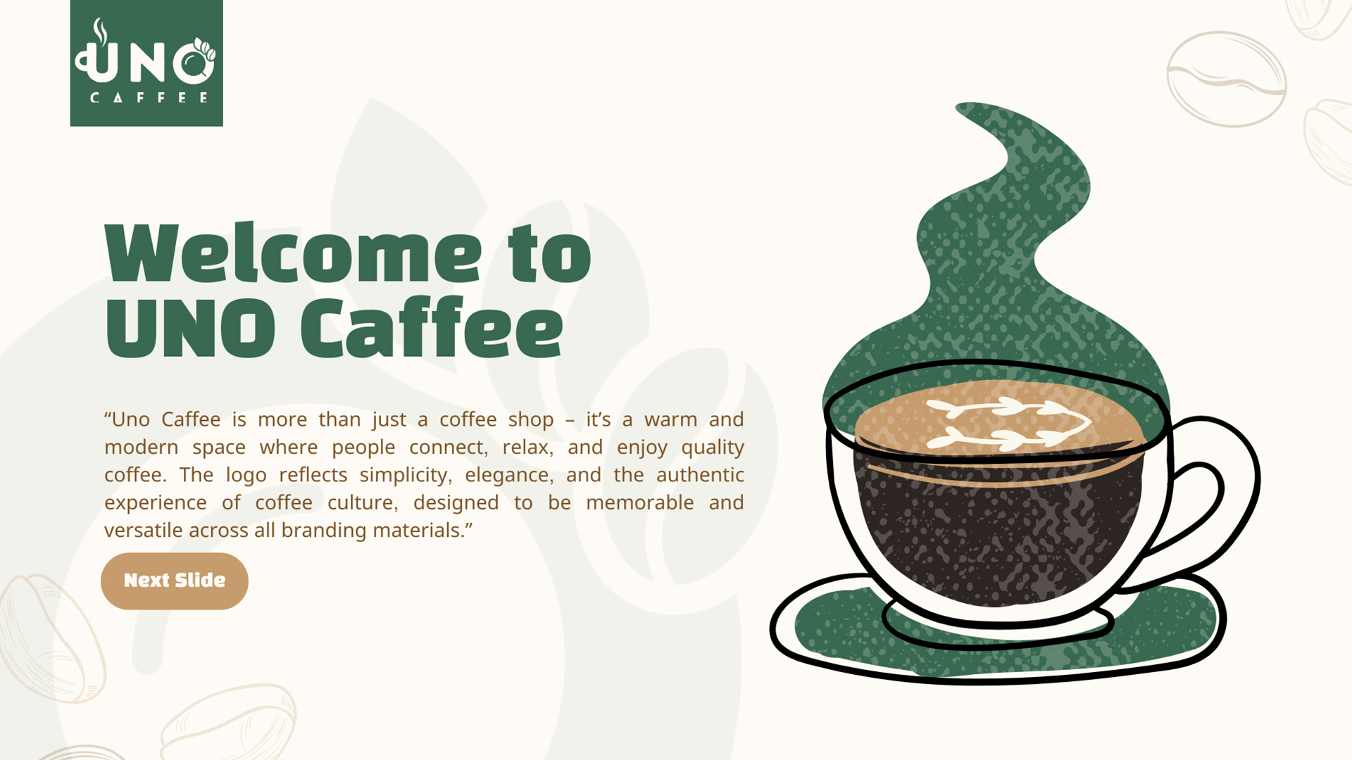 UNO Caffee | Logo & Presentation